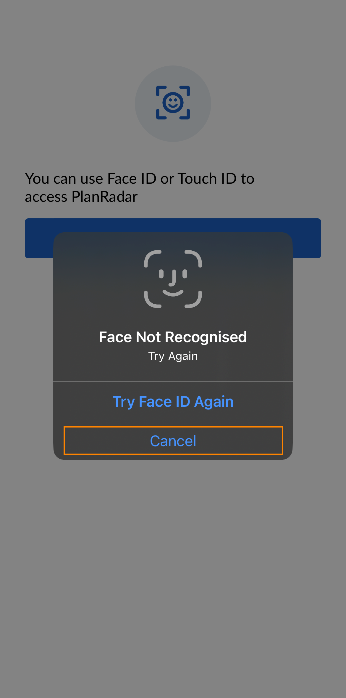 Face ID not Recognized.PNG