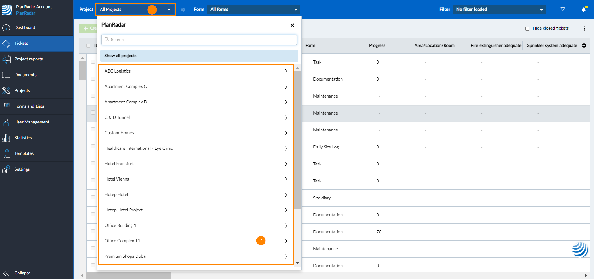 View Tickets of a project.png